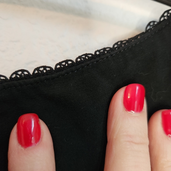 Princess Polly Black Long Sleeve Bodysuit, Size 2 - Picture 6 of 7